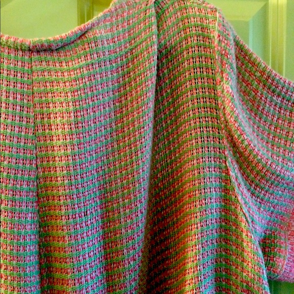 HAND WOVEN of soft Bamboo yarn, DESIGNED & Seamstress HAND MADE Jacket sz XL. - Picture 8 of 8